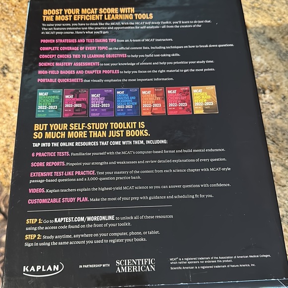 MCAT Self-Study Toolkit 2022-2023 - Picture 4 of 4